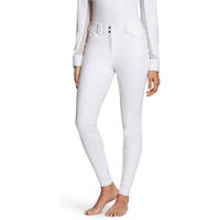 Womens Tri Factor Grip Full Seat Breeches White